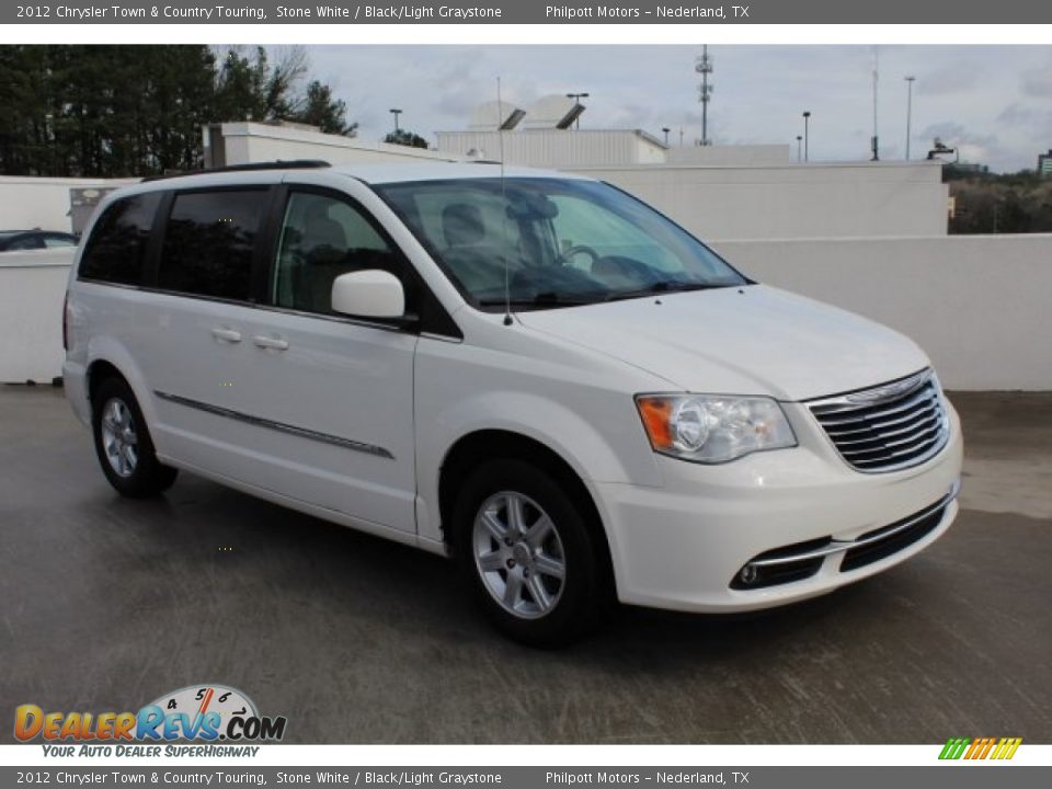 2012 Chrysler Town & Country Touring Stone White / Black/Light Graystone Photo #2