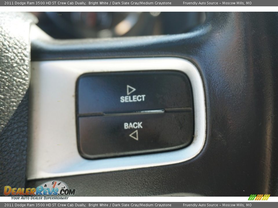 2011 Dodge Ram 3500 HD ST Crew Cab Dually Bright White / Dark Slate Gray/Medium Graystone Photo #23