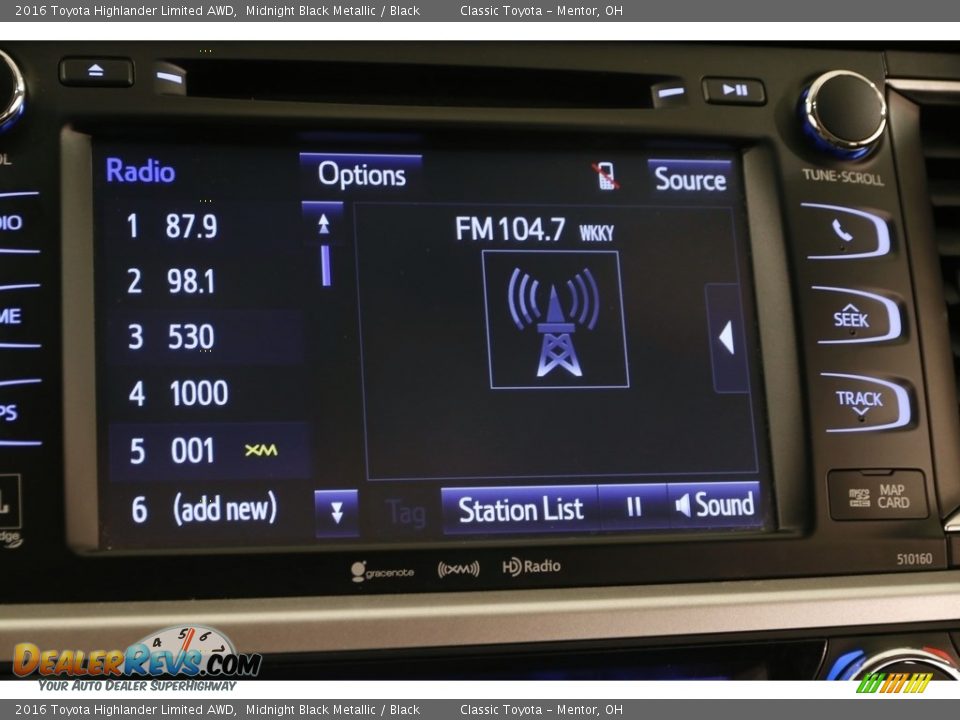 2016 Toyota Highlander Limited AWD Midnight Black Metallic / Black Photo #13