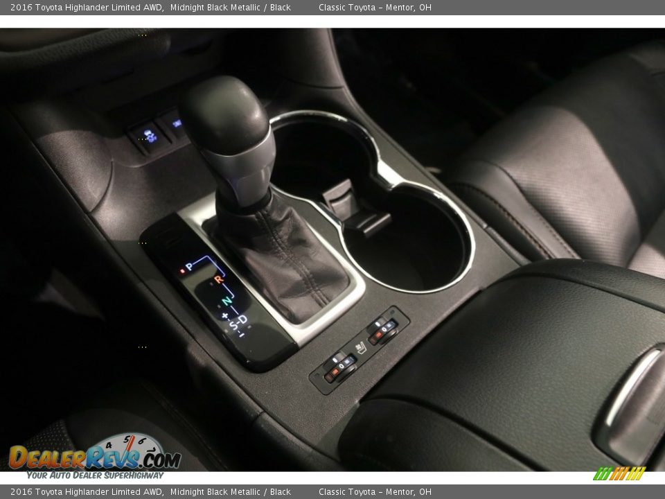 2016 Toyota Highlander Limited AWD Midnight Black Metallic / Black Photo #14