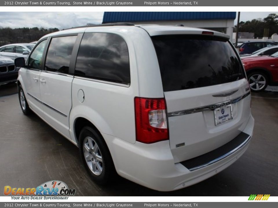 2012 Chrysler Town & Country Touring Stone White / Black/Light Graystone Photo #9