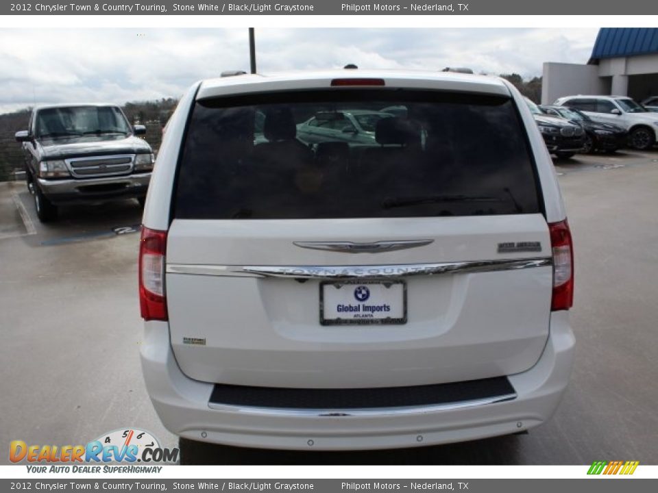 2012 Chrysler Town & Country Touring Stone White / Black/Light Graystone Photo #10
