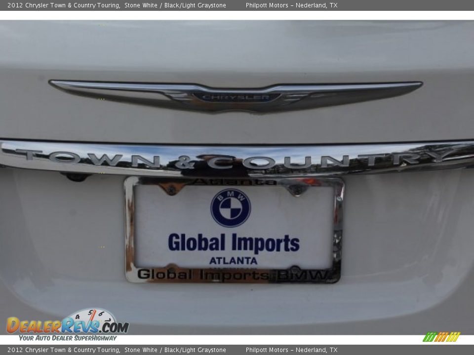 2012 Chrysler Town & Country Touring Stone White / Black/Light Graystone Photo #11