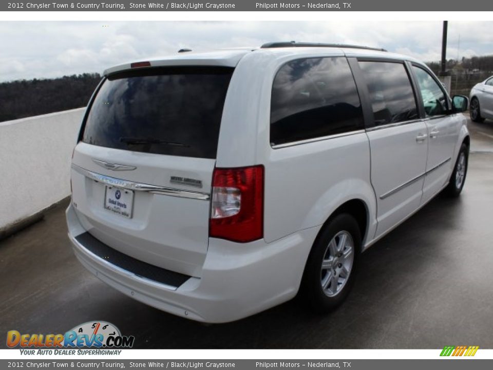 2012 Chrysler Town & Country Touring Stone White / Black/Light Graystone Photo #12