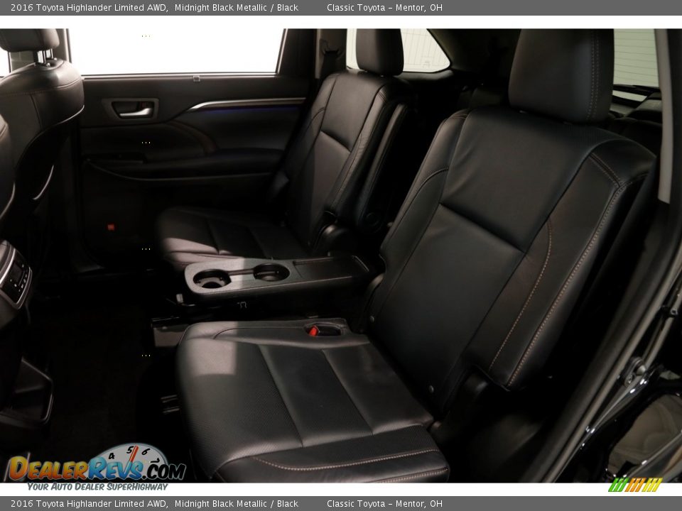 2016 Toyota Highlander Limited AWD Midnight Black Metallic / Black Photo #18