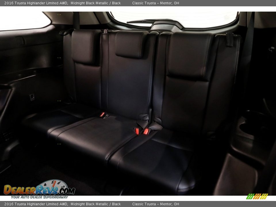 2016 Toyota Highlander Limited AWD Midnight Black Metallic / Black Photo #19