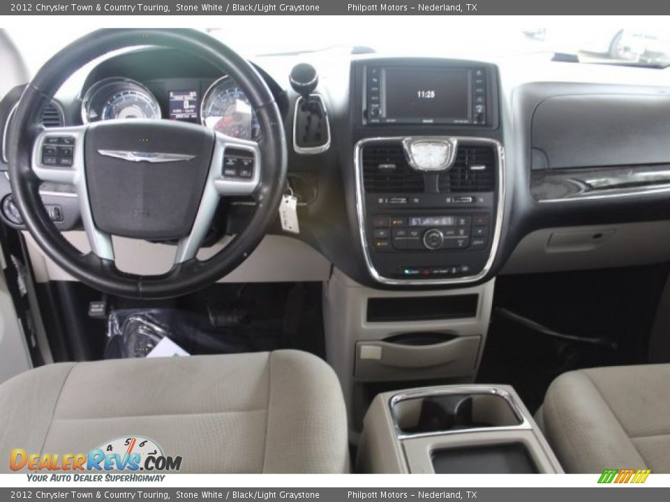 2012 Chrysler Town & Country Touring Stone White / Black/Light Graystone Photo #17