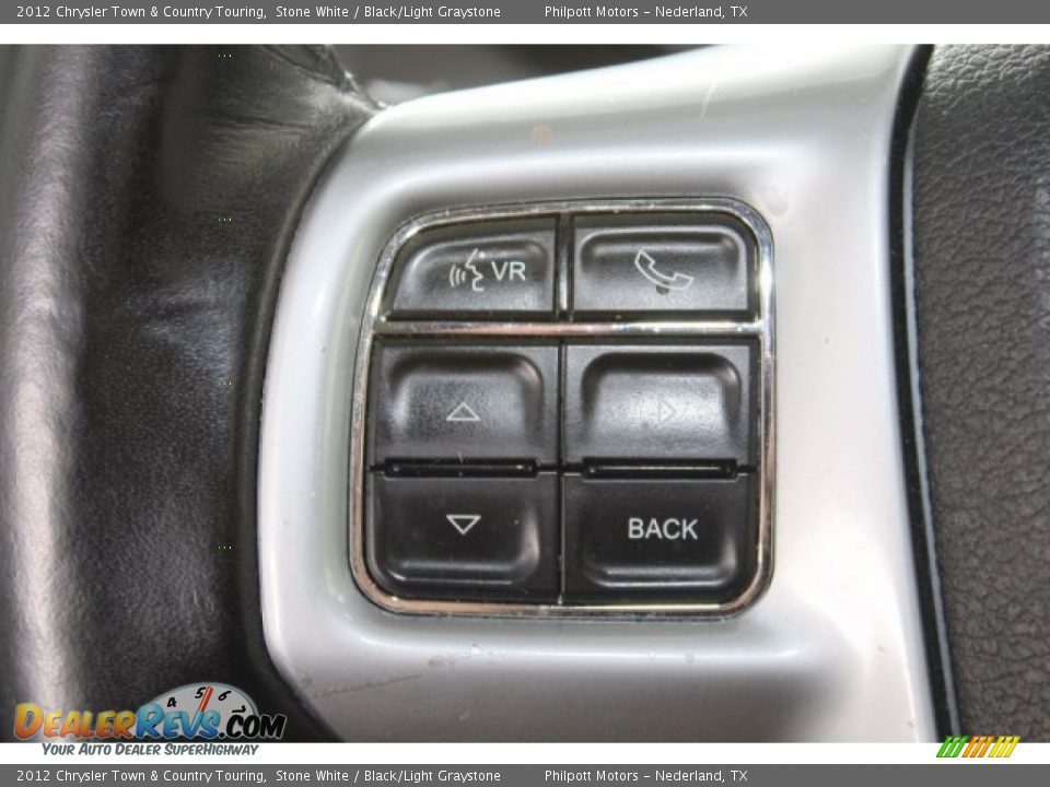 2012 Chrysler Town & Country Touring Stone White / Black/Light Graystone Photo #22