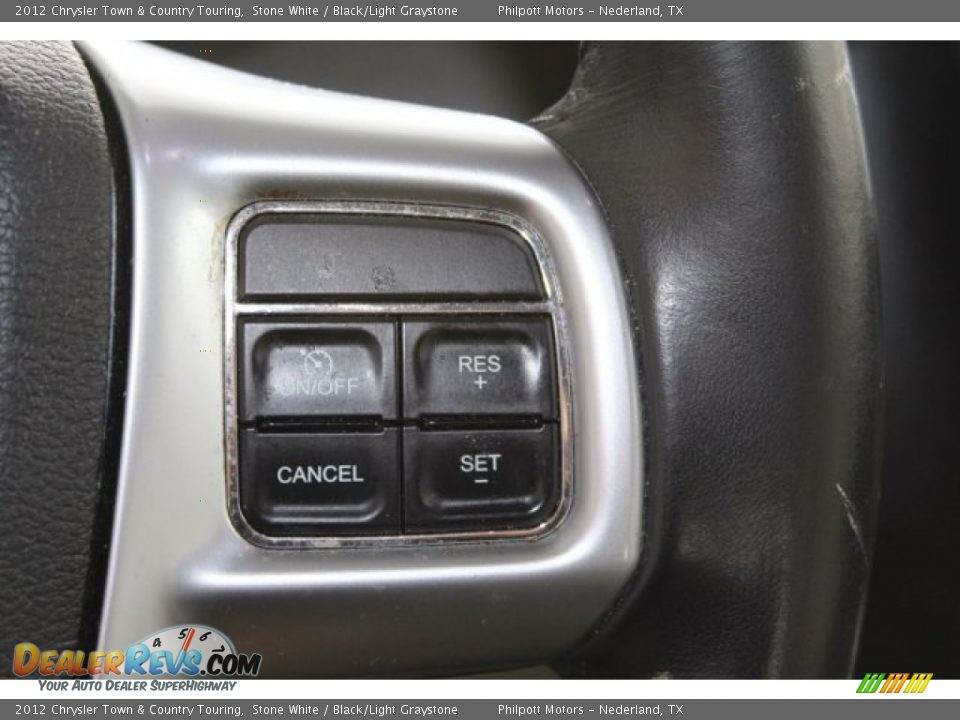 2012 Chrysler Town & Country Touring Stone White / Black/Light Graystone Photo #23