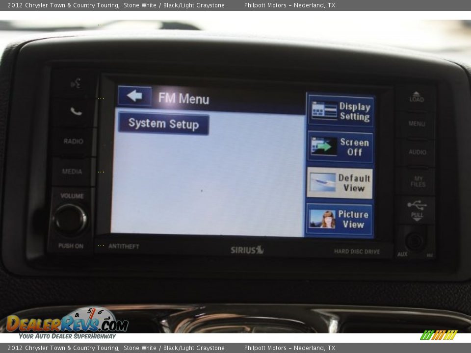 2012 Chrysler Town & Country Touring Stone White / Black/Light Graystone Photo #28