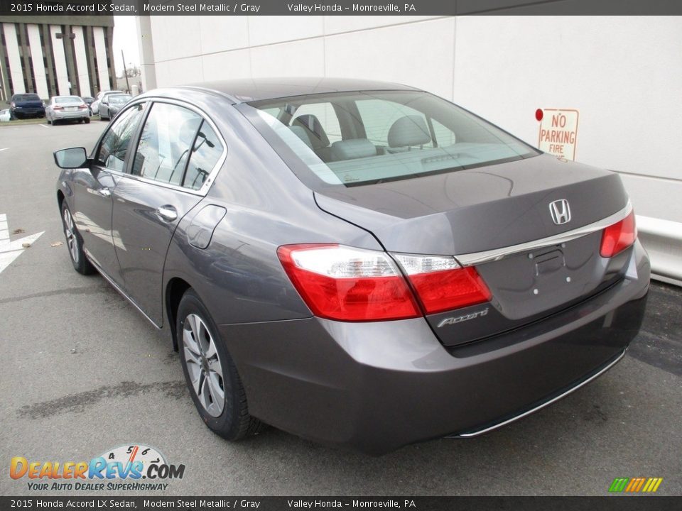 2015 Honda Accord LX Sedan Modern Steel Metallic / Gray Photo #3