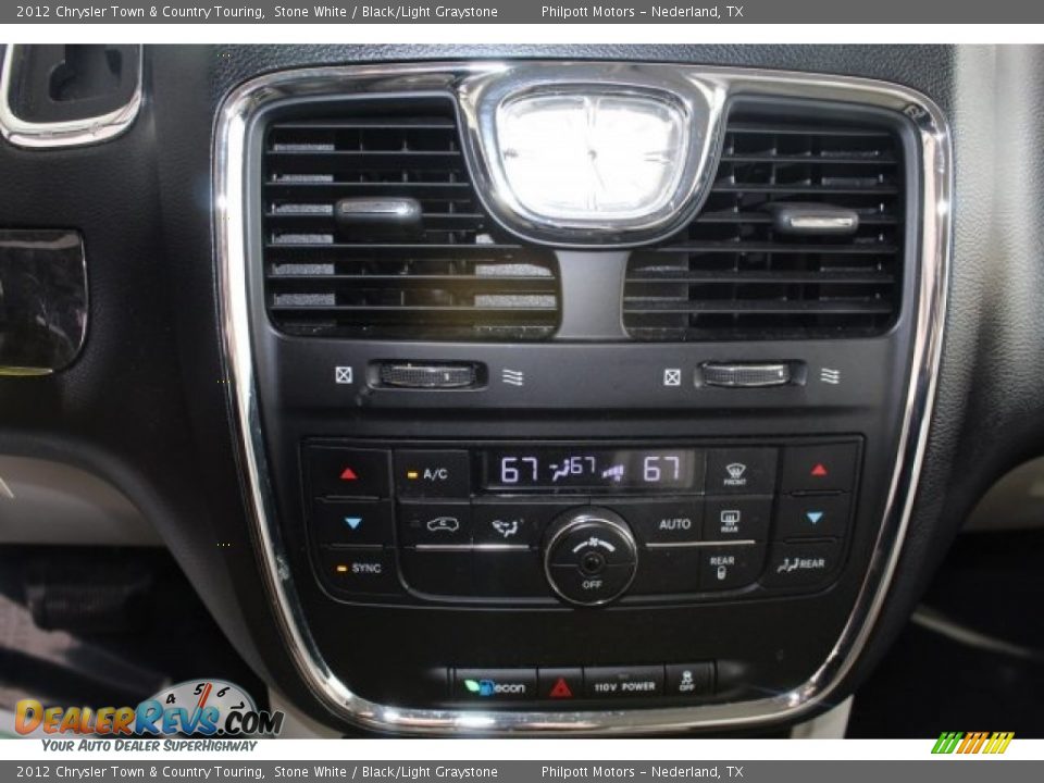 2012 Chrysler Town & Country Touring Stone White / Black/Light Graystone Photo #31