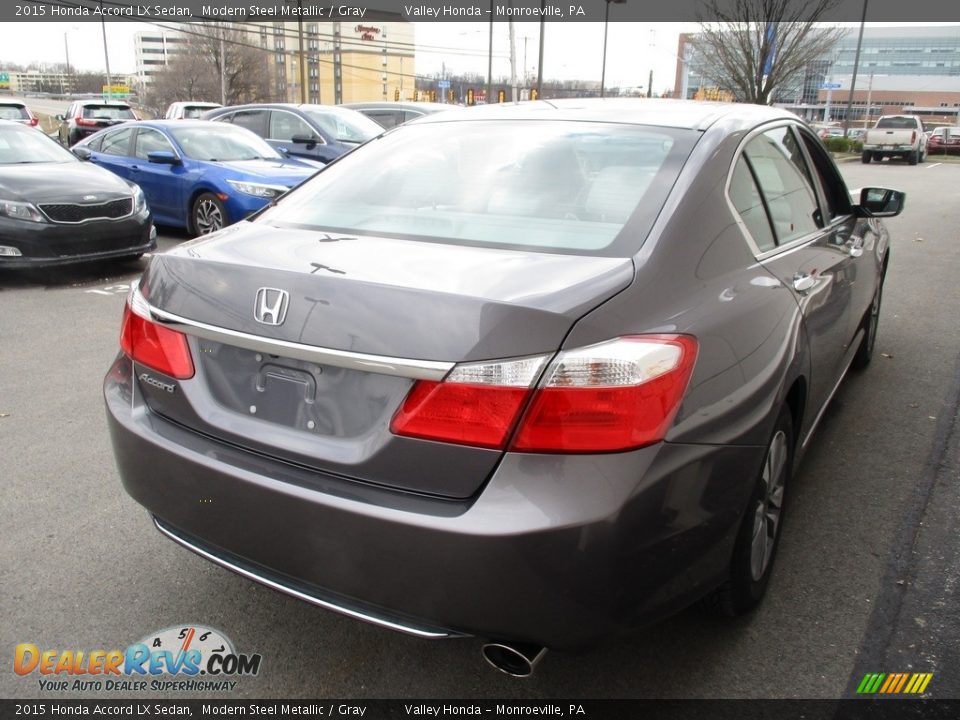 2015 Honda Accord LX Sedan Modern Steel Metallic / Gray Photo #5