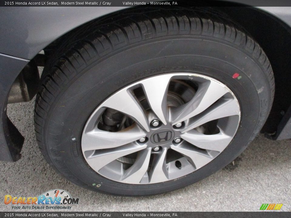 2015 Honda Accord LX Sedan Modern Steel Metallic / Gray Photo #6