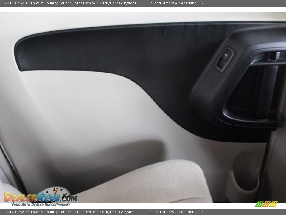 2012 Chrysler Town & Country Touring Stone White / Black/Light Graystone Photo #36