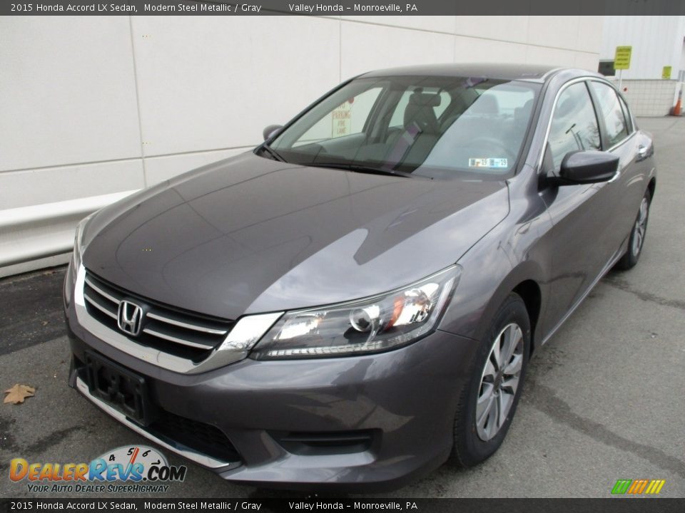 2015 Honda Accord LX Sedan Modern Steel Metallic / Gray Photo #9