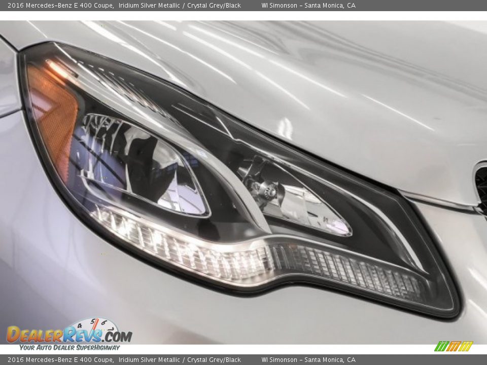 2016 Mercedes-Benz E 400 Coupe Iridium Silver Metallic / Crystal Grey/Black Photo #31