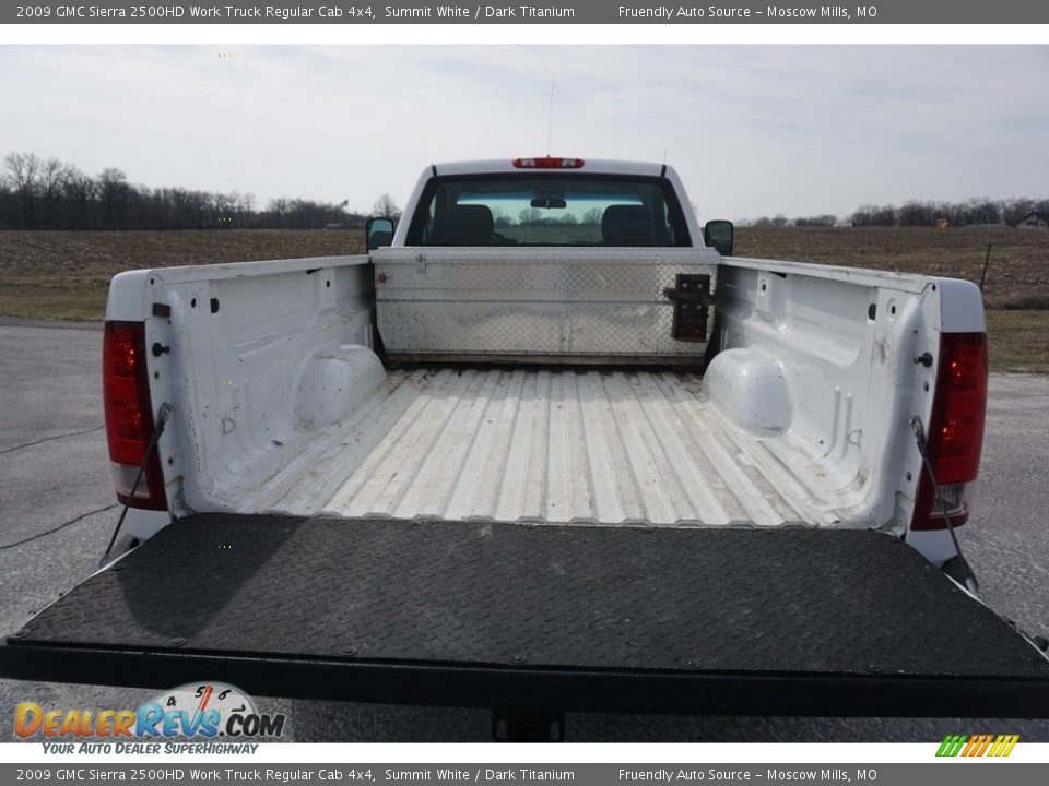 2009 GMC Sierra 2500HD Work Truck Regular Cab 4x4 Summit White / Dark Titanium Photo #15