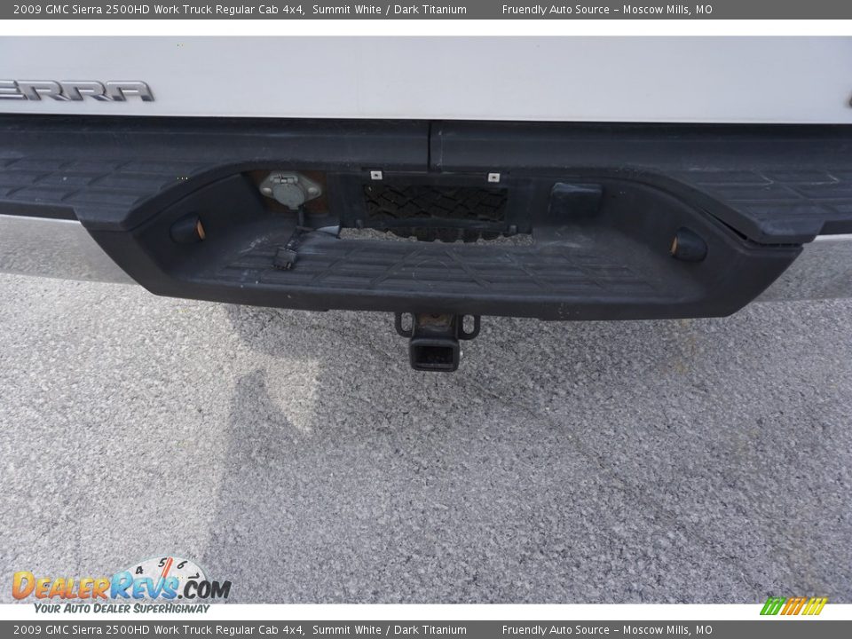 2009 GMC Sierra 2500HD Work Truck Regular Cab 4x4 Summit White / Dark Titanium Photo #16