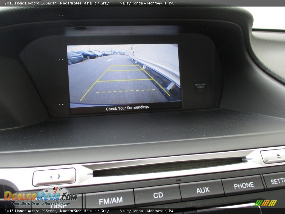 2015 Honda Accord LX Sedan Modern Steel Metallic / Gray Photo #16
