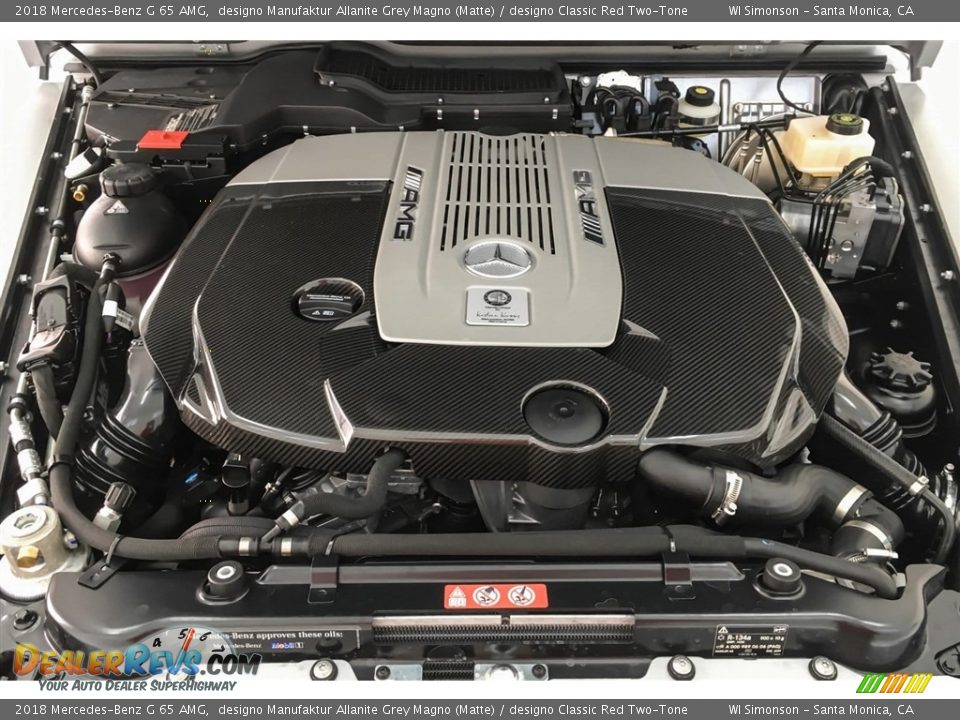 2018 Mercedes-Benz G 65 AMG 6.0 Liter AMG biturbo SOHC 36-Valve V12 Engine Photo #8