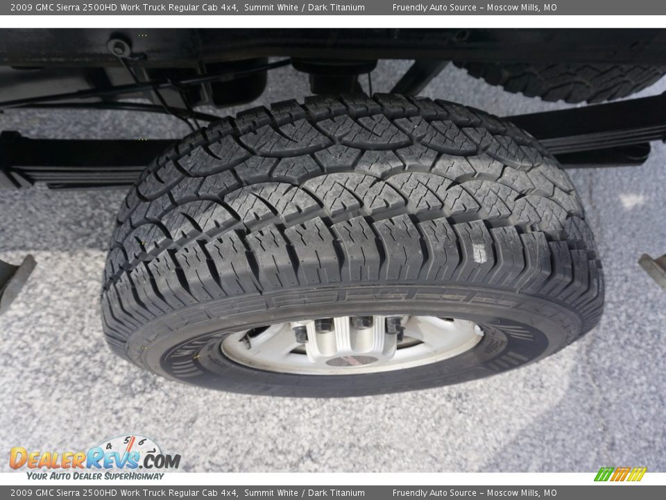 2009 GMC Sierra 2500HD Work Truck Regular Cab 4x4 Summit White / Dark Titanium Photo #27