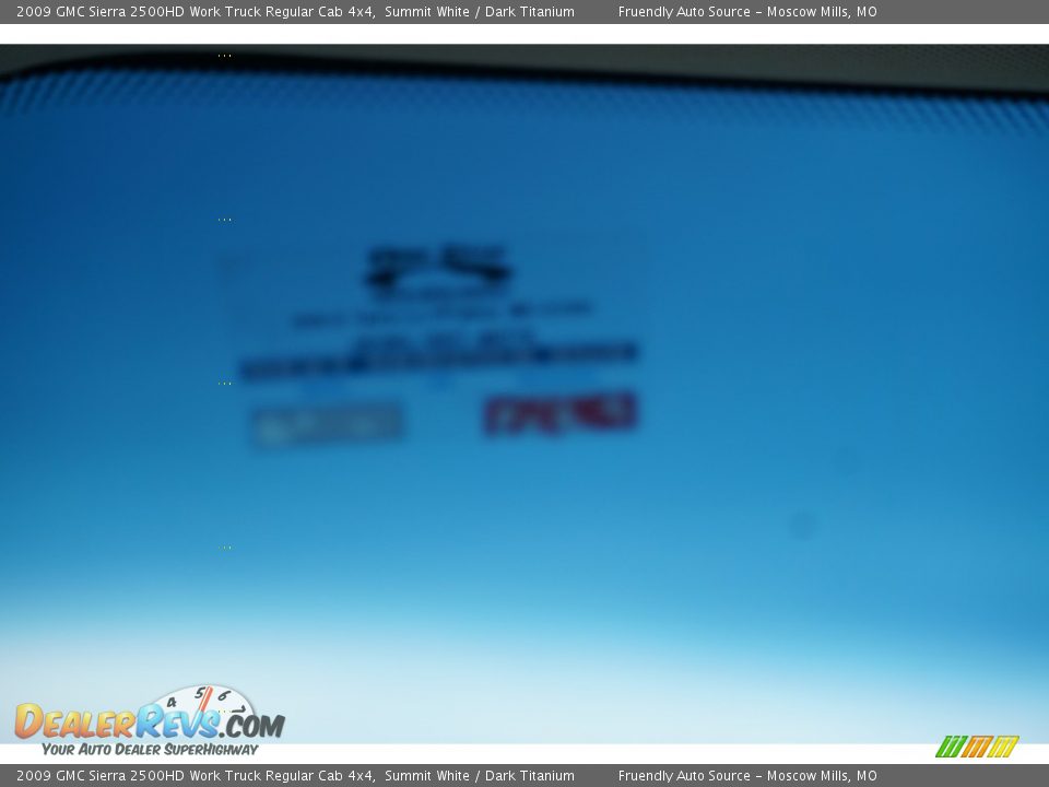 2009 GMC Sierra 2500HD Work Truck Regular Cab 4x4 Summit White / Dark Titanium Photo #33