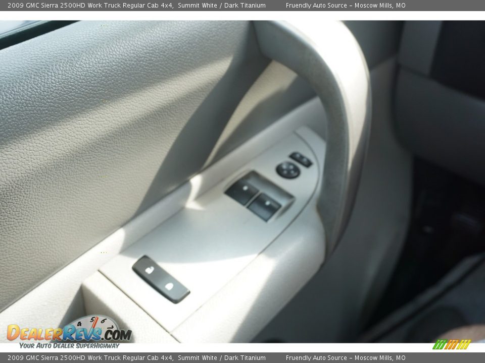 2009 GMC Sierra 2500HD Work Truck Regular Cab 4x4 Summit White / Dark Titanium Photo #34