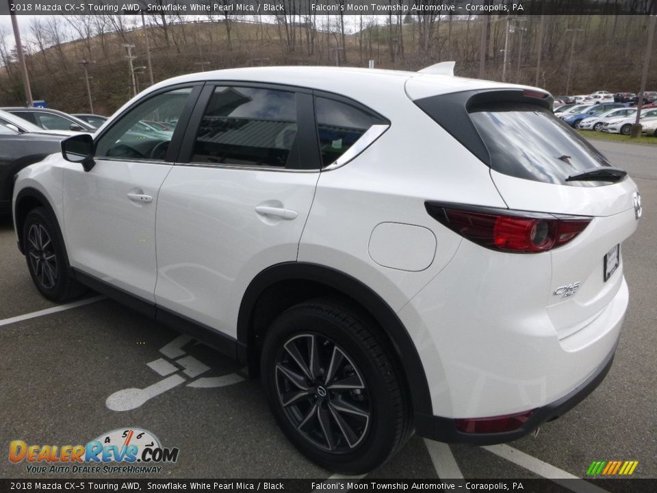 2018 Mazda CX-5 Touring AWD Snowflake White Pearl Mica / Black Photo #6