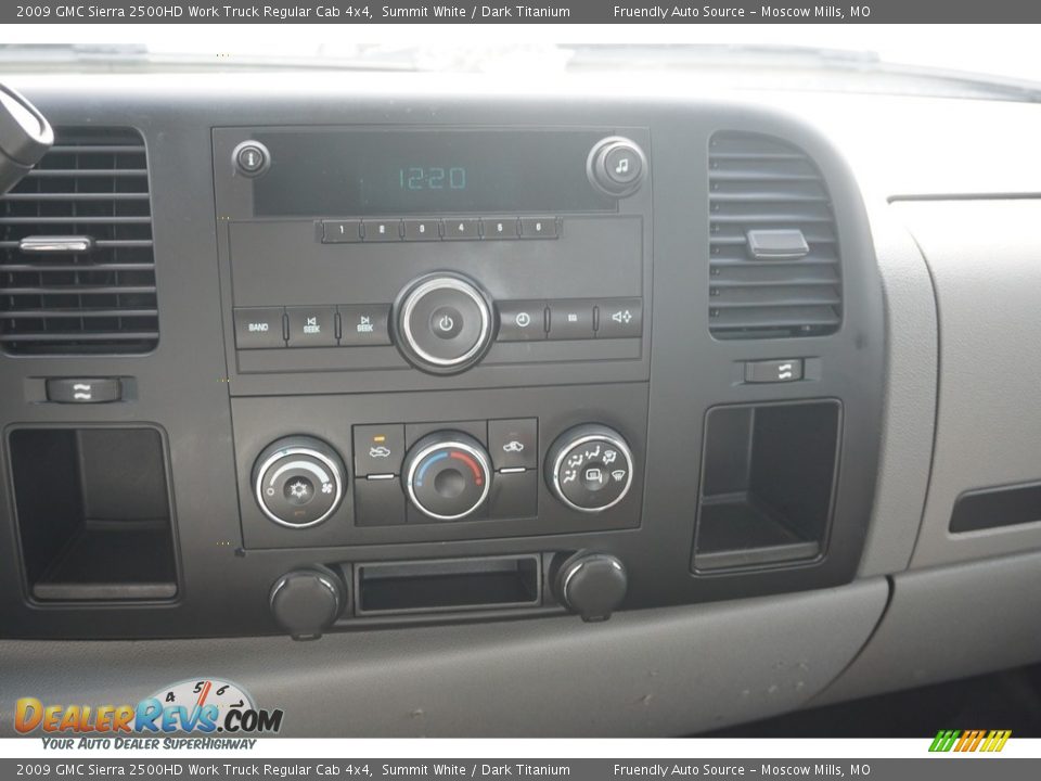 2009 GMC Sierra 2500HD Work Truck Regular Cab 4x4 Summit White / Dark Titanium Photo #36