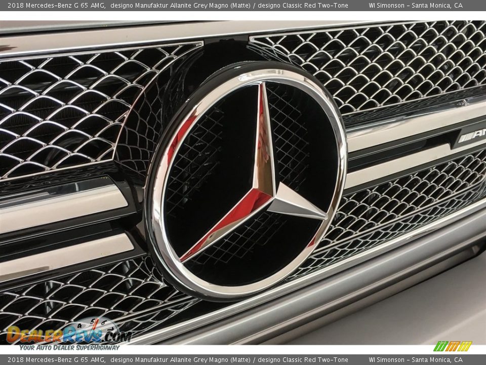 2018 Mercedes-Benz G 65 AMG designo Manufaktur Allanite Grey Magno (Matte) / designo Classic Red Two-Tone Photo #33