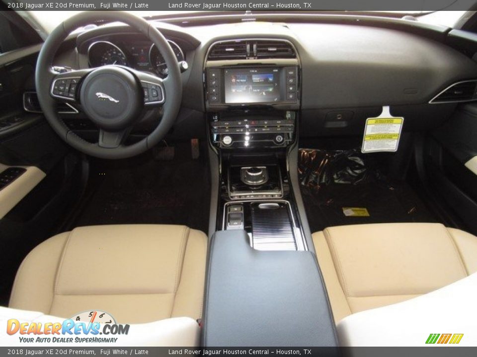 2018 Jaguar XE 20d Premium Fuji White / Latte Photo #4