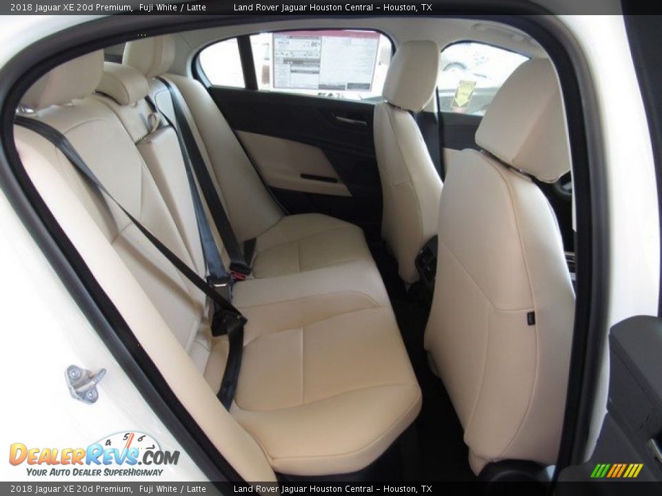 2018 Jaguar XE 20d Premium Fuji White / Latte Photo #19