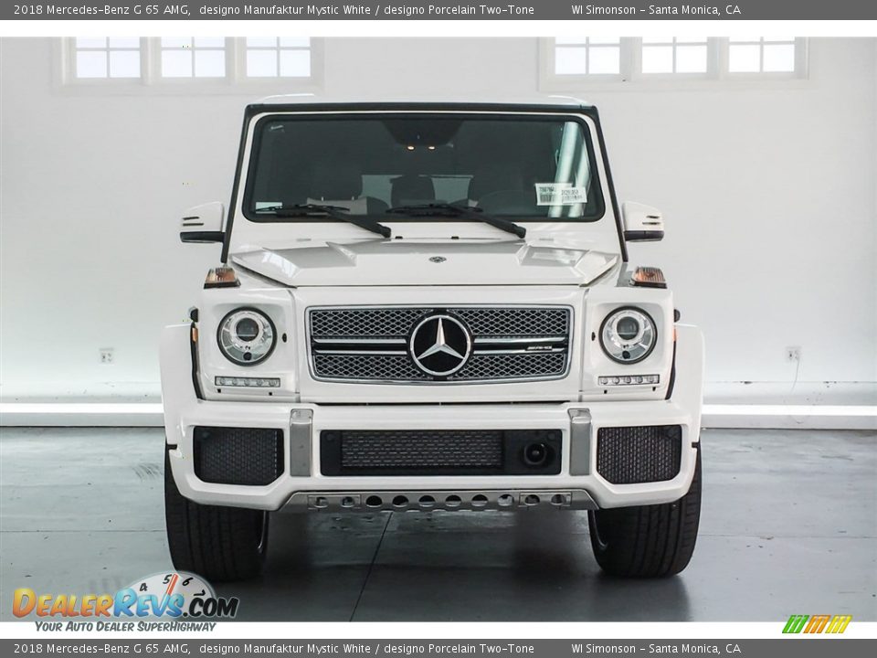 2018 Mercedes-Benz G 65 AMG designo Manufaktur Mystic White / designo Porcelain Two-Tone Photo #2