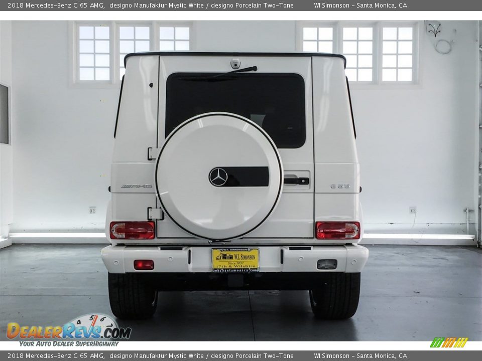 2018 Mercedes-Benz G 65 AMG designo Manufaktur Mystic White / designo Porcelain Two-Tone Photo #3