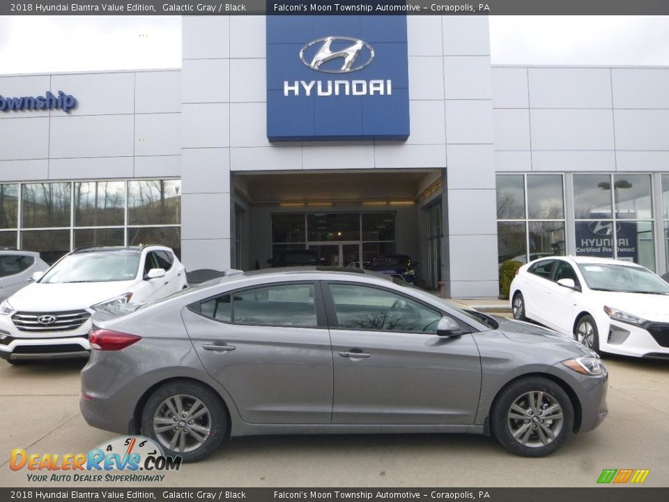 2018 Hyundai Elantra Value Edition Galactic Gray / Black Photo #1