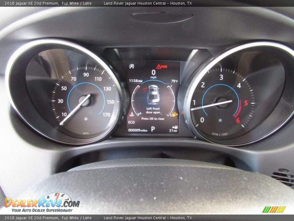 2018 Jaguar XE 20d Premium Fuji White / Latte Photo #31