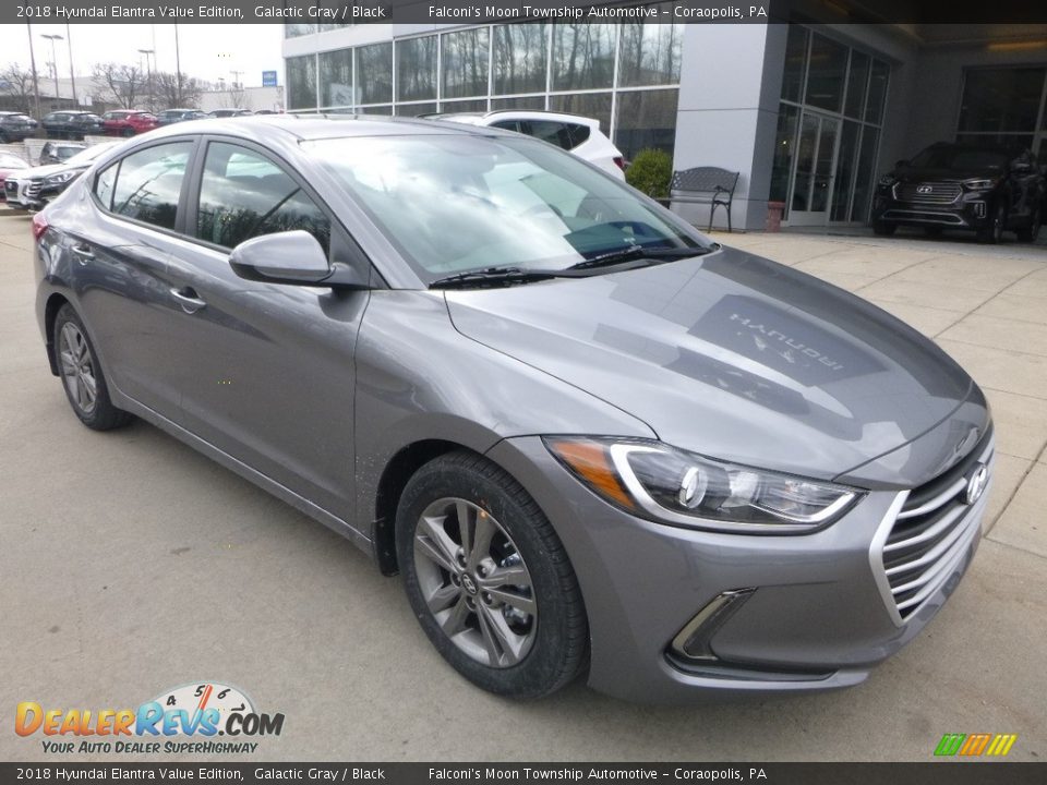 2018 Hyundai Elantra Value Edition Galactic Gray / Black Photo #3