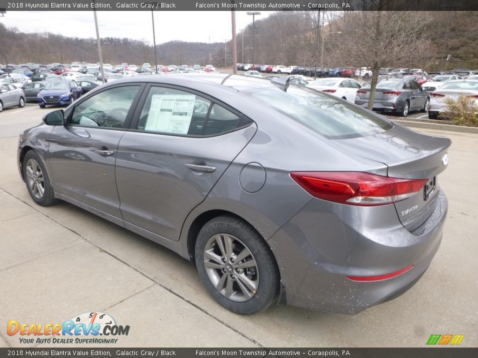 2018 Hyundai Elantra Value Edition Galactic Gray / Black Photo #6