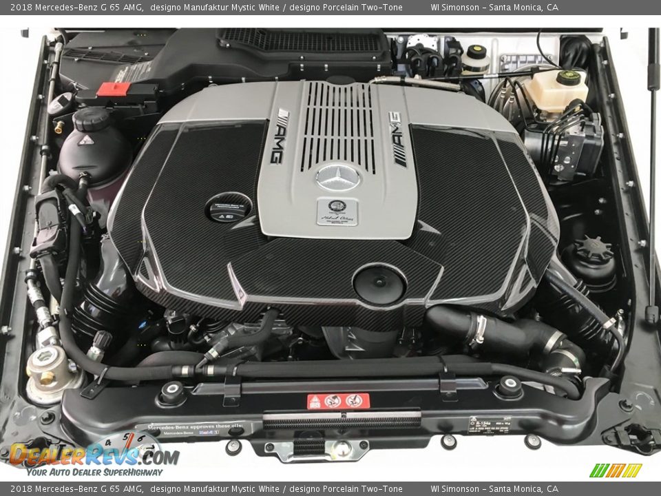 2018 Mercedes-Benz G 65 AMG 6.0 Liter AMG biturbo SOHC 36-Valve V12 Engine Photo #9