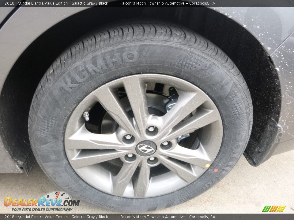 2018 Hyundai Elantra Value Edition Galactic Gray / Black Photo #7