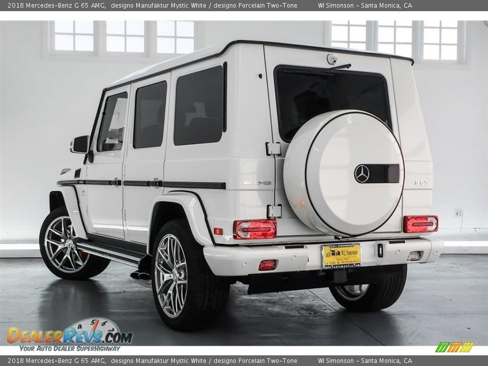 2018 Mercedes-Benz G 65 AMG designo Manufaktur Mystic White / designo Porcelain Two-Tone Photo #10