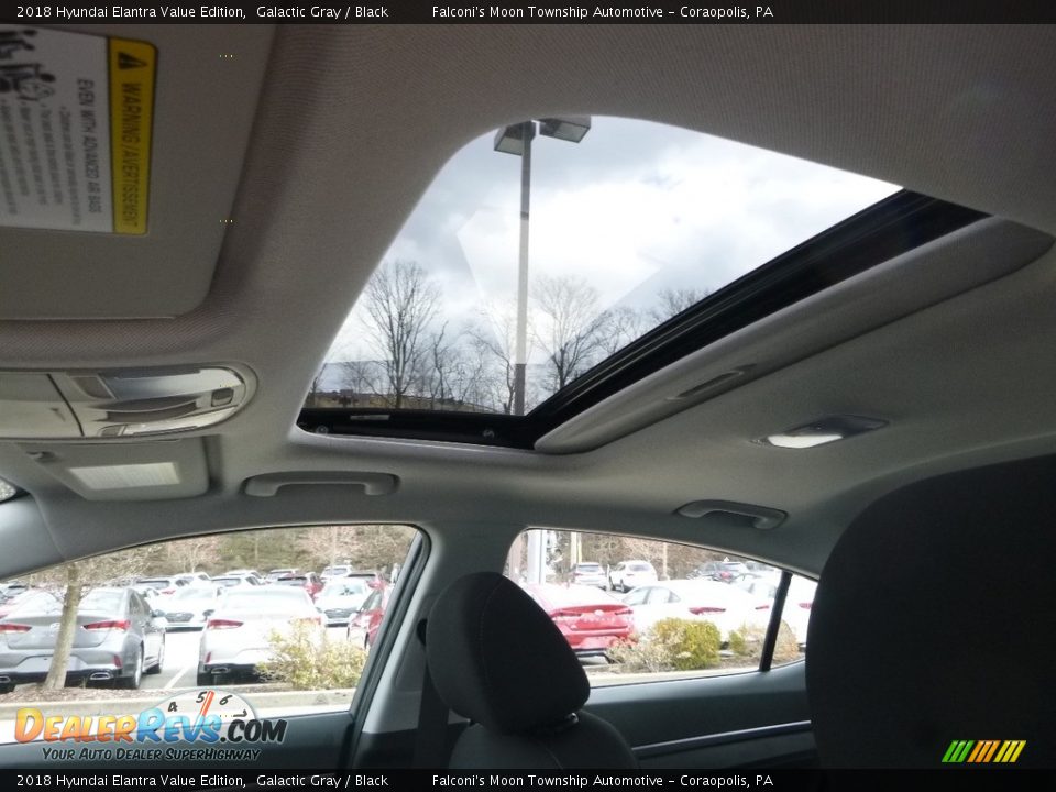 2018 Hyundai Elantra Value Edition Galactic Gray / Black Photo #12