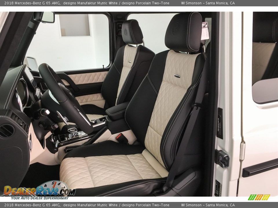 designo Porcelain Two-Tone Interior - 2018 Mercedes-Benz G 65 AMG Photo #15
