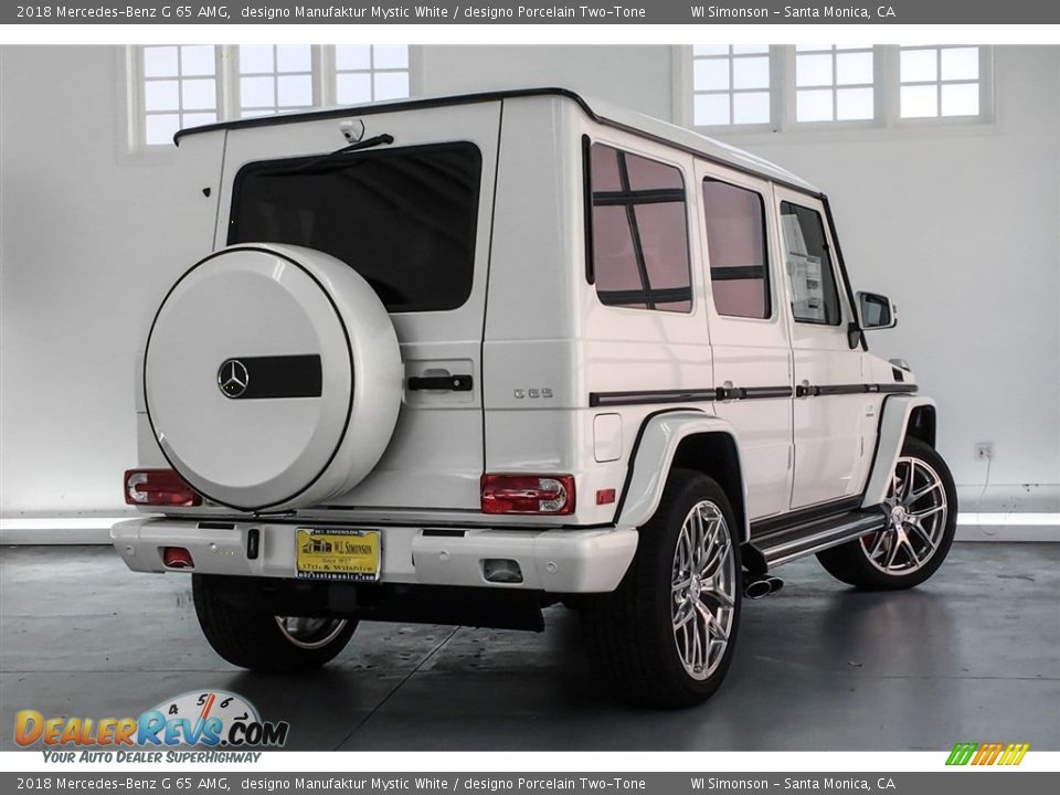 2018 Mercedes-Benz G 65 AMG designo Manufaktur Mystic White / designo Porcelain Two-Tone Photo #17