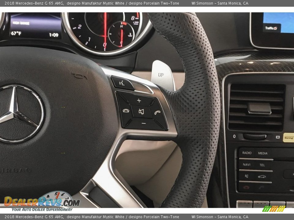 2018 Mercedes-Benz G 65 AMG designo Manufaktur Mystic White / designo Porcelain Two-Tone Photo #20