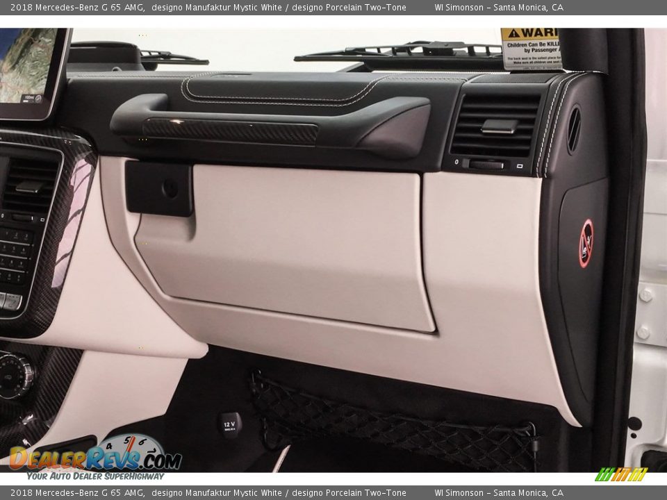 2018 Mercedes-Benz G 65 AMG designo Manufaktur Mystic White / designo Porcelain Two-Tone Photo #27