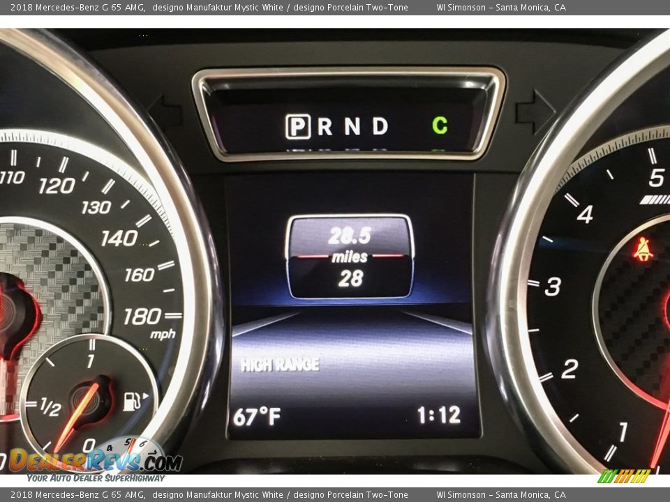 2018 Mercedes-Benz G 65 AMG Gauges Photo #34