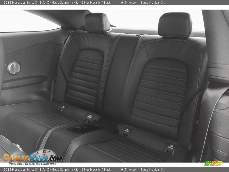 Rear Seat of 2018 Mercedes-Benz C 43 AMG 4Matic Coupe Photo #17