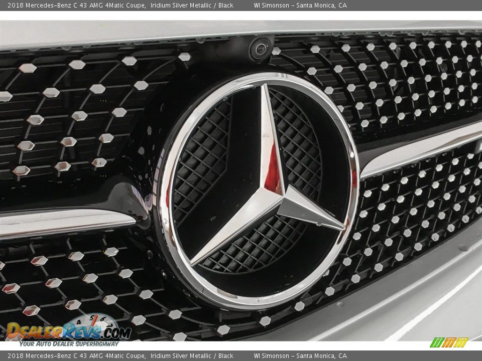 2018 Mercedes-Benz C 43 AMG 4Matic Coupe Iridium Silver Metallic / Black Photo #33